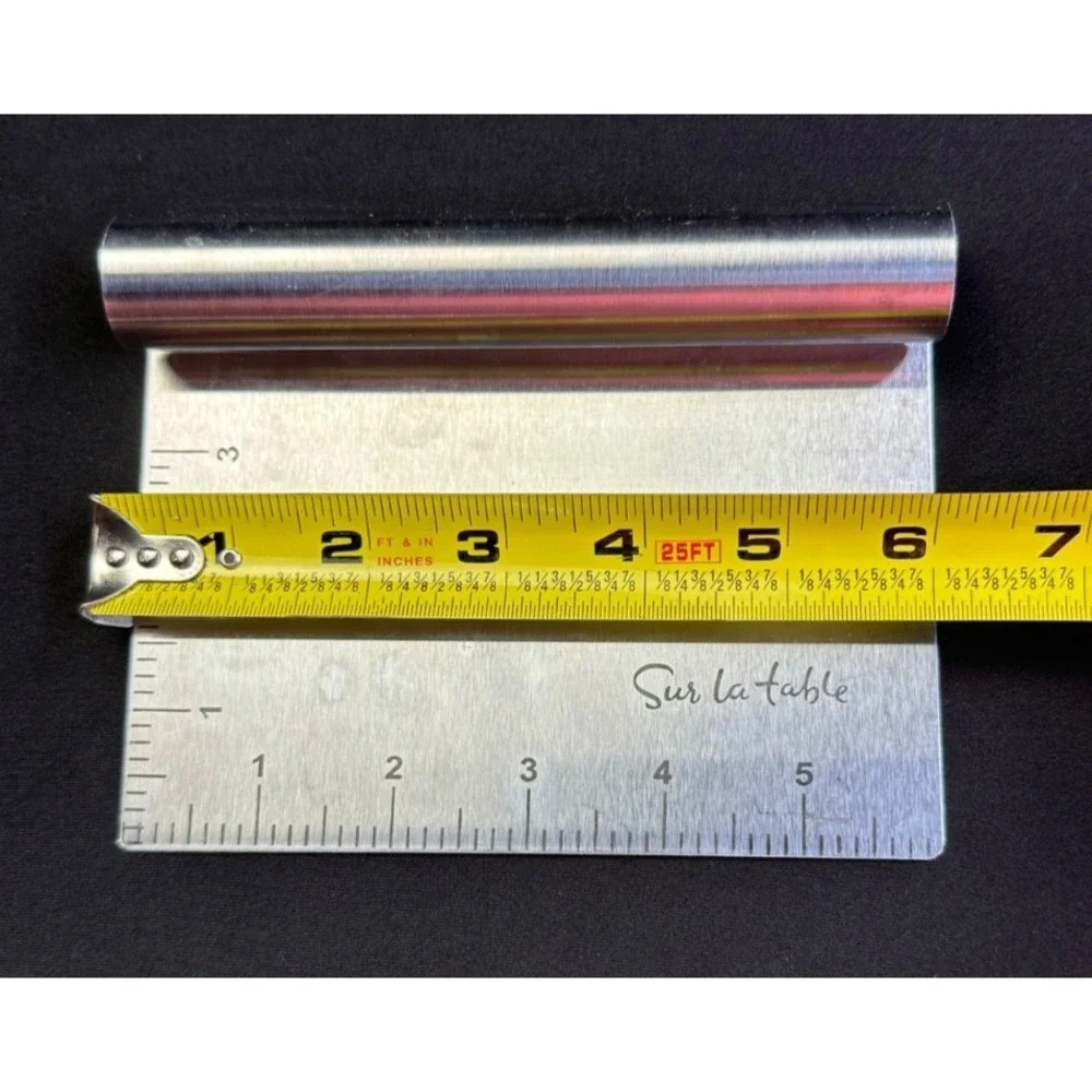 Sur La Table Dough Scraper Stainless Steel Pastry Bench Knife Kitchen Baking